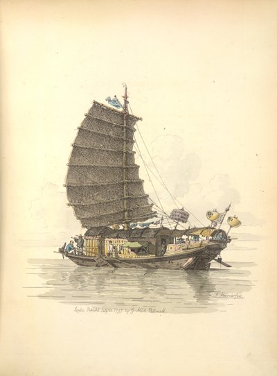 Podróżująca barka autorstwa William Alexander
