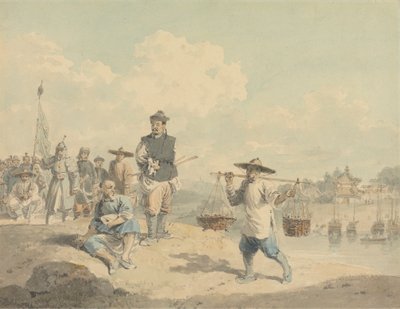 Widok w prowincji Kiang-nan w Chinach, zaczerpnięty z natury autorstwa William Alexander