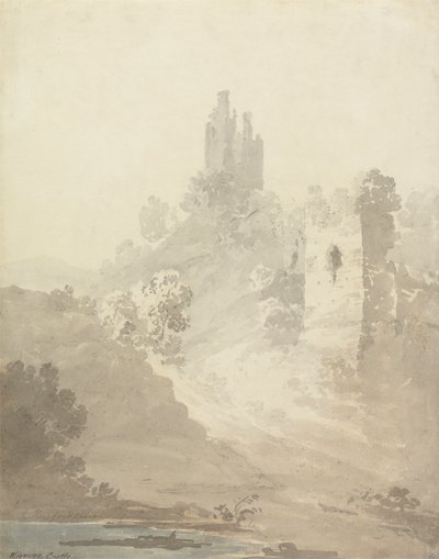Zamek Wigmore, Herefordshire autorstwa William Alexander