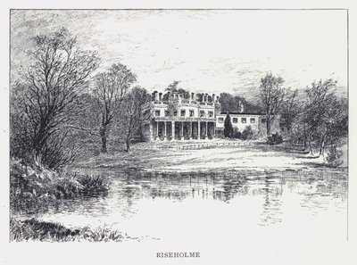Riseholme (grawerowanie) autorstwa William Alexander Ansted