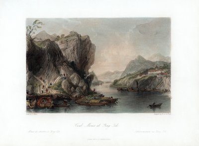 „Kopalnie węgla w Ying-Tih”, Chiny, ok. 1840 r. autorstwa William Alexander Le Petit