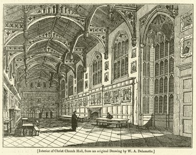 Wnętrze Sali Kościoła Chrystusowego autorstwa William Alfred Delamotte
