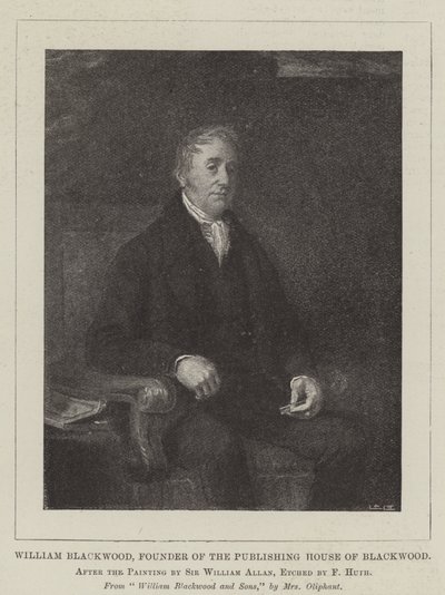 William Blackwood, założyciel wydawnictwa Blackwood autorstwa William Allan