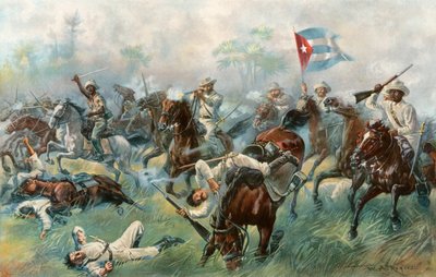 Bitwa pod Desmayo – „Balaklava kubańska” autorstwa William Allen Rogers