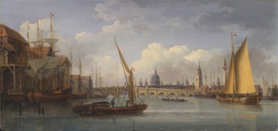 London Bridge, z katedrą św. Pawła w oddali autorstwa William Anderson