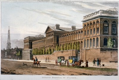 Szpital św. Łukasza, Old Street, Finsbury, Londyn, 1815 autorstwa William Angus