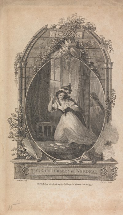 Dois Cavalheiros de Verona, Ato I, Sc. IIpolonês autorstwa William Angus