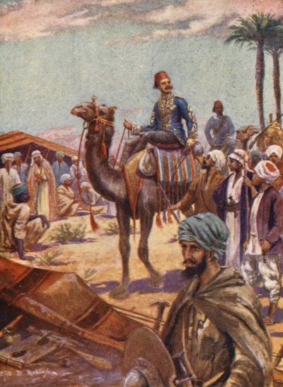 Ilustracja do życia generała Gordona (kolorowa litografia) autorstwa William B. Robinson