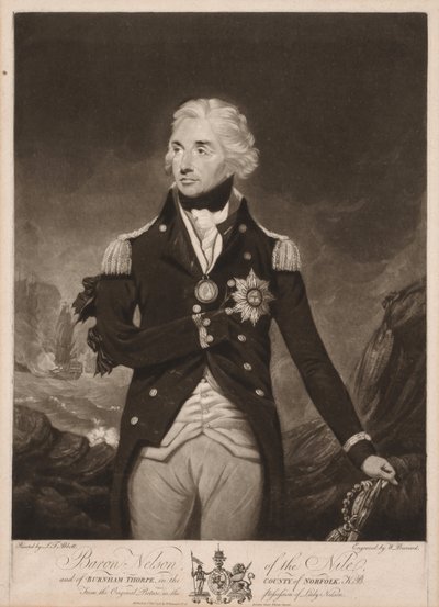 Horatio Nelson autorstwa William Barnard