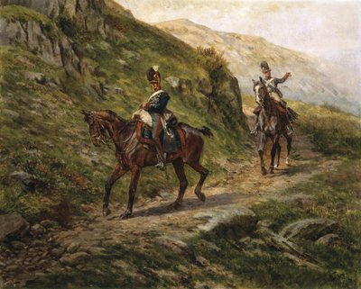 Spojrzenie na wroga, ok. 1910 autorstwa William Barnes Wollen