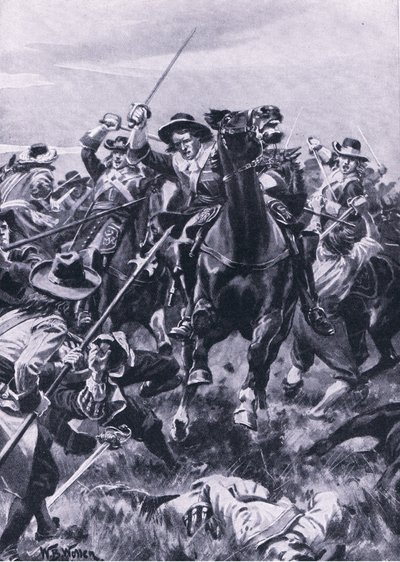 Bitwa pod Aughrim autorstwa William Barnes Wollen
