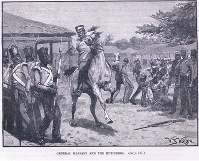 Generał Hearsay i buntownicy 1857 AD autorstwa William Barnes Wollen