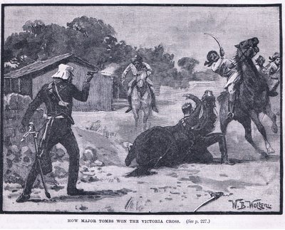 Jak Major Tombs zdobył Krzyż Wiktorii 1857 AD autorstwa William Barnes Wollen