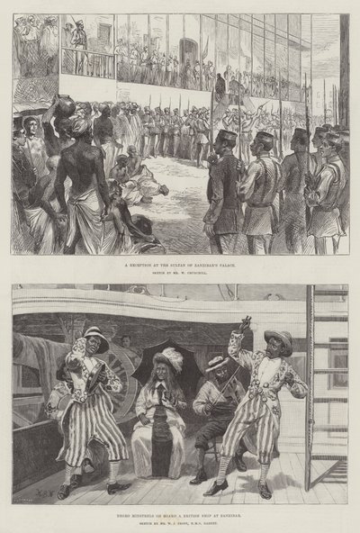 Szkice Zanzibaru autorstwa William Barnes Wollen