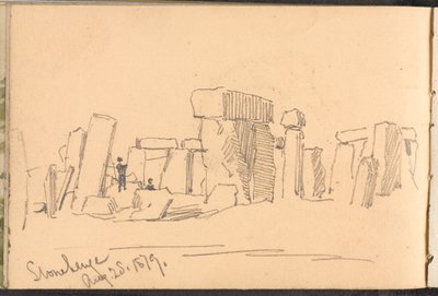 ?Stonehenge 25 sierpnia 1879.? autorstwa William Barnes Wollen