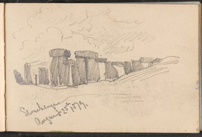?Stonehenge, 25 sierpnia 1879? autorstwa William Barnes Wollen