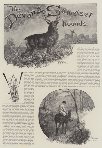 Ogary Devon i Somerset autorstwa William Barnes Wollen