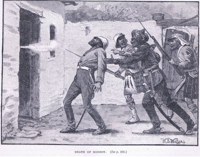The death of Hodson 1858 AD autorstwa William Barnes Wollen