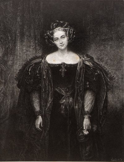 Panna Henrietta Sontag, jako Donna Anna w Don Juanie autorstwa William Baxter Closson