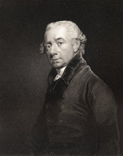 John Heaviside, rycina Johna Cochrana (fl.1821-65), z „Narodowej Galerii Portretów, tom II”, wydana ok. 1835 autorstwa William Beechey