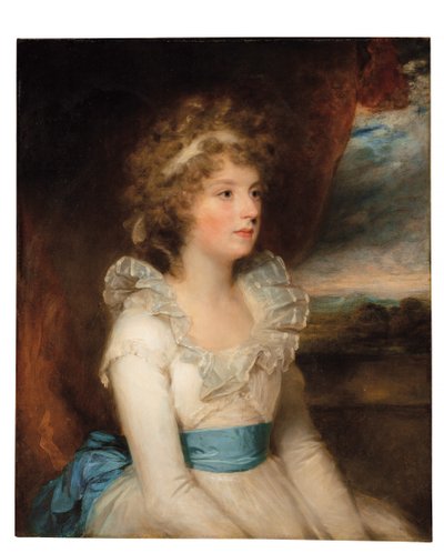 Portret Elizabeth Keene (zm. 1845) (olej na płótnie) autorstwa William Beechey