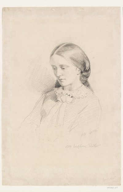 Josephine Butler, wczesna działaczka feministyczna, 1856 autorstwa William Bell Scott