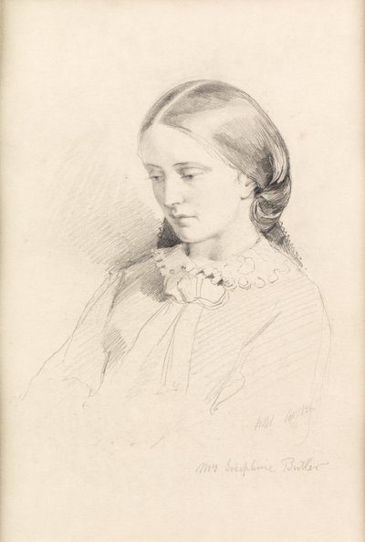 Josephine Butler, wczesna działaczka feministyczna, 1856 autorstwa William Bell Scott