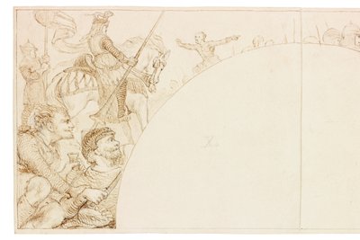 Szkic do muralu w Wallington Hall (kolor nadwozia) autorstwa William Bell Scott