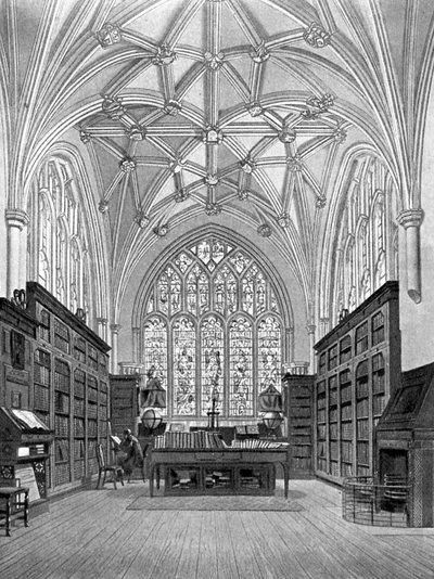 Biblioteka Winchester College autorstwa William Bennett