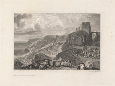 Zamek Łuk i Strzały, Isle of Portland autorstwa William Bernard Cooke