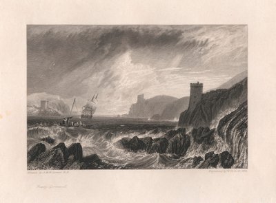 Fowey w Kornwalii autorstwa William Bernard Cooke