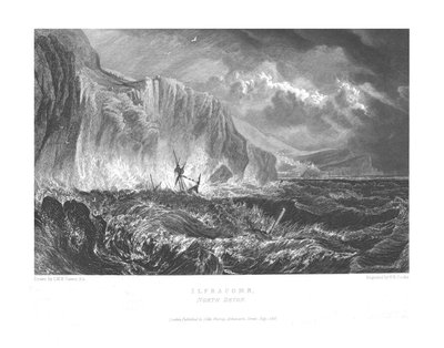 Ilfracombe, Północne Devon, ok. 1818. autorstwa William Bernard Cooke