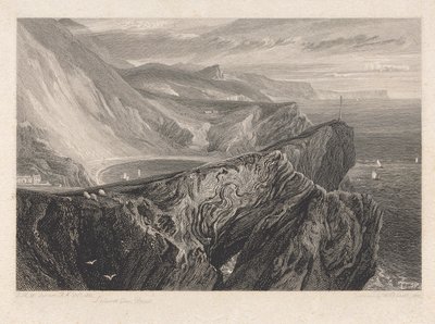 Lulworth Cove, Dorsetshire autorstwa William Bernard Cooke