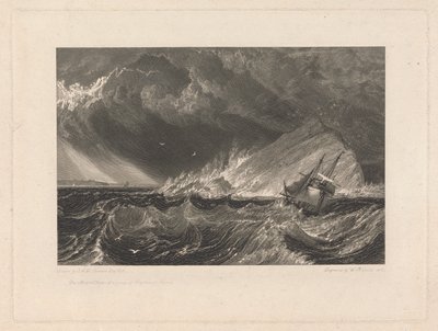 Mewstone, wejście do Plymouth Sound autorstwa William Bernard Cooke