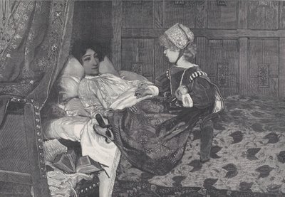 Always Welcome, z Illustrated London News, 19 maja 1888. autorstwa William Biscombe Gardner