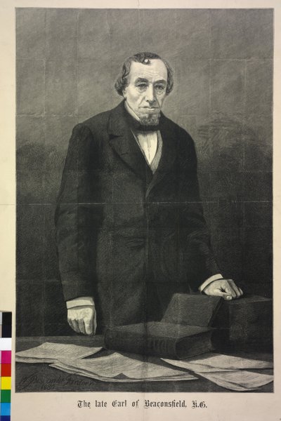 Benjamin Disraeli autorstwa William Biscombe Gardner