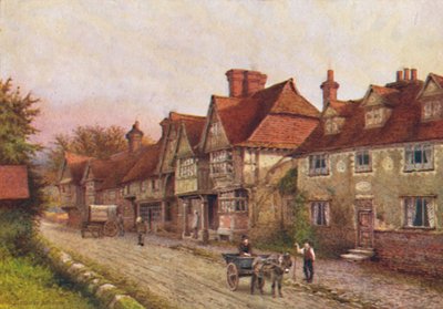 Chiddingstone z rogu cmentarza, 1907 autorstwa William Biscombe Gardner