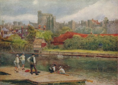 Zamek z Trat, ok. 1900 autorstwa William Biscombe Gardner