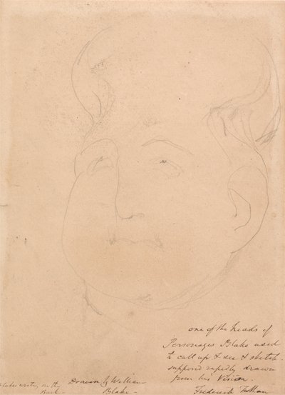 Głowa wizjonera autorstwa William Blake