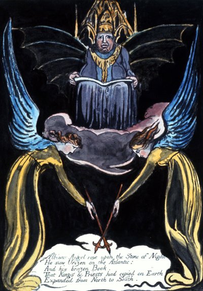 Anioł z Albionu powstał autorstwa William Blake
