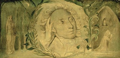 Aleksander Pope, ok. 1800-03 (tempera na płótnie) autorstwa William Blake