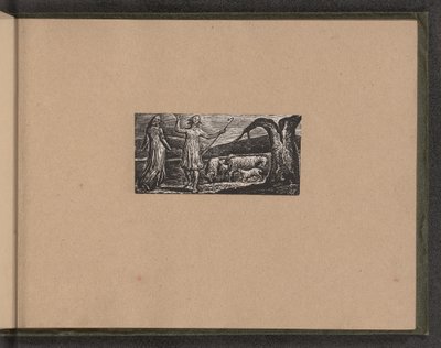 Colinet odchodzi w smutku, 1821. autorstwa William Blake