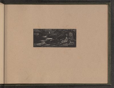 Colinet odpoczywa w nocy autorstwa William Blake