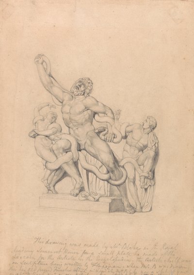 Kopia Laokoona dla Cyclopædia Reesa autorstwa William Blake