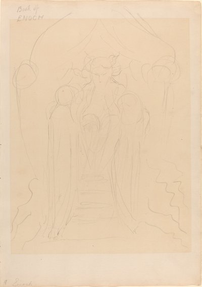 Henoch przed Wielką Chwałą autorstwa William Blake