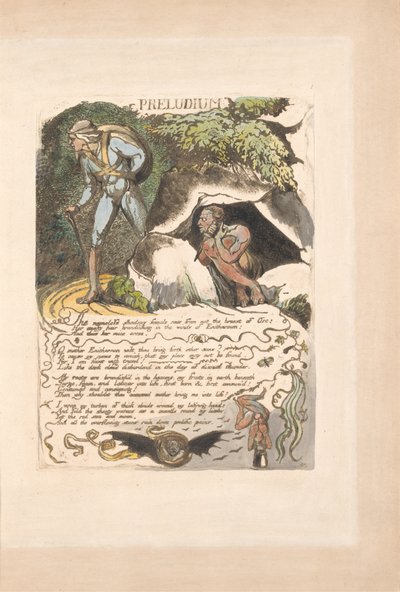 Europa. Proroctwo, Tablica 3, Preludium autorstwa William Blake