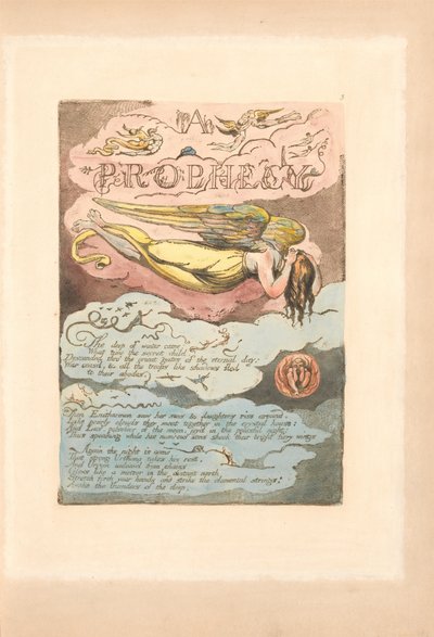 Europa. Przepowiednia, Tablica 5, A - Przepowiednia - Nadeszła głęboka zima. . . . (Bentley 6) autorstwa William Blake