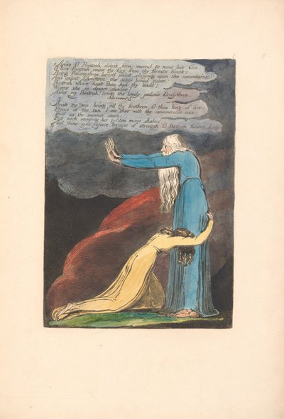 Europa. Proroctwo, Tablica 9, Powstań O Rintrah. . . . (Bentley 11) autorstwa William Blake