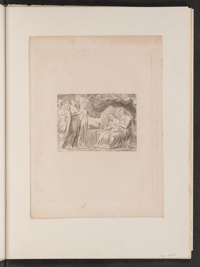 Każdy mężczyzna dał mu też kawałek pieniędzy autorstwa William Blake