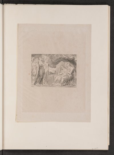 Każdy mężczyzna dał mu też kawałek pieniędzy autorstwa William Blake